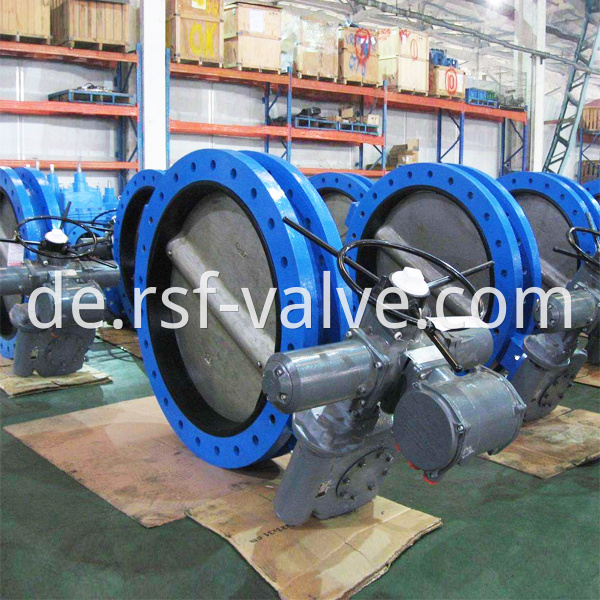 U Type Butterfly Valve With Rotork Actuator